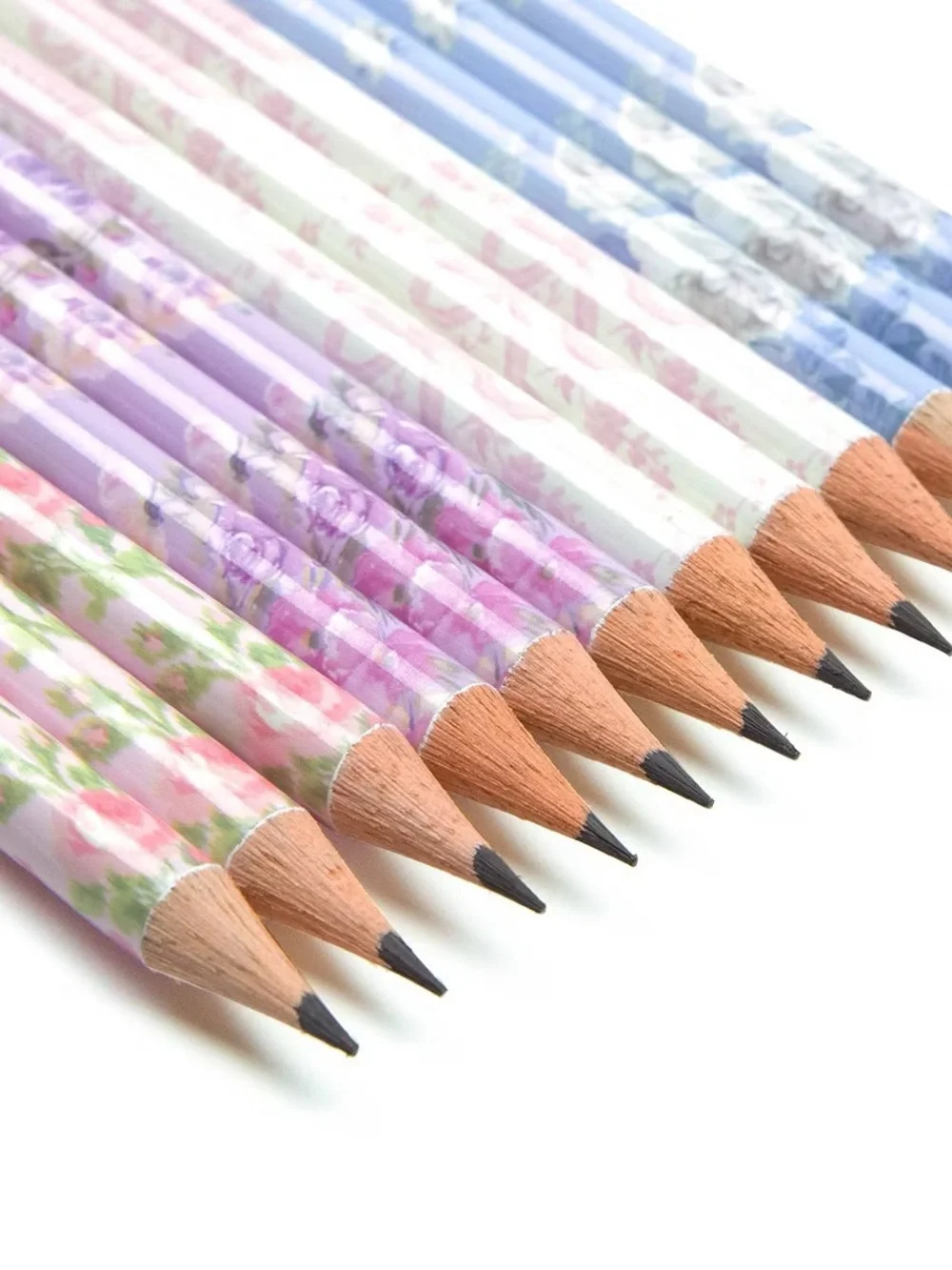 Love Shack Fancy x Target Yoobi Pencils Macaroon Blooming Coquette Bow Pink Blue